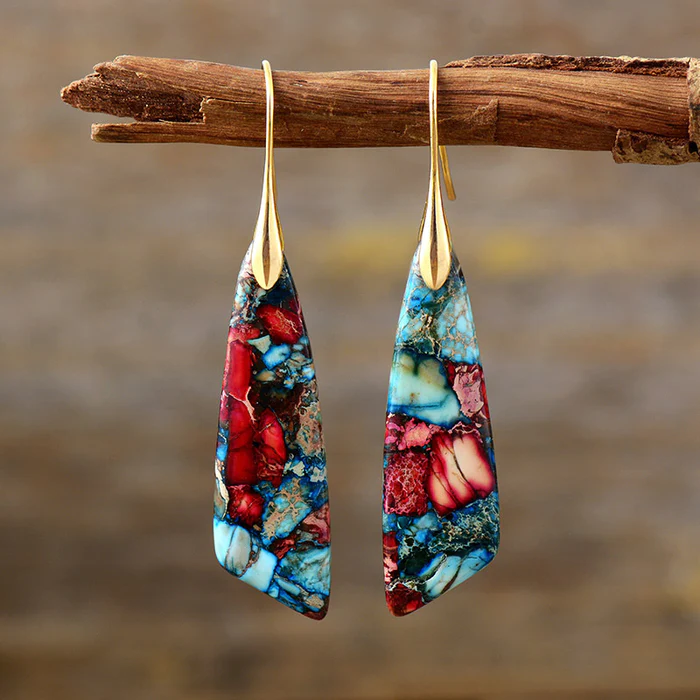 Avaia - Vintage Gem Earrings